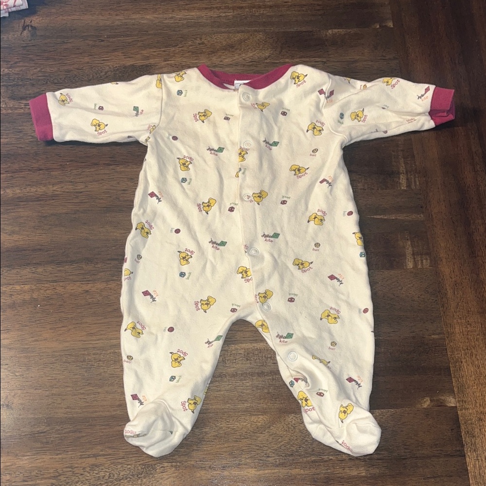 Vintage Spot baby sleeper 3-6m dog - kite